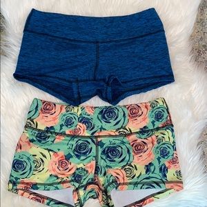 FLEO workout booty shorts medium floral available